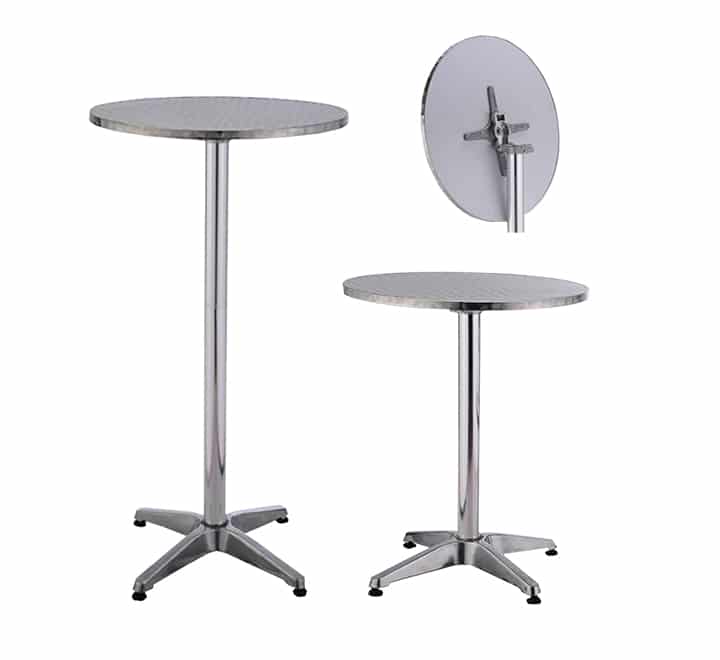 Cocktail tables and chairs for hire
