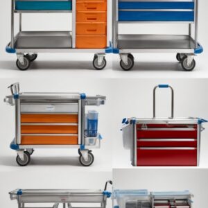 stainless steel medical cart