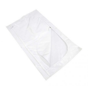 Hospital Body Bags- Transparent  U-Shape Zip + Handles 160 Micron