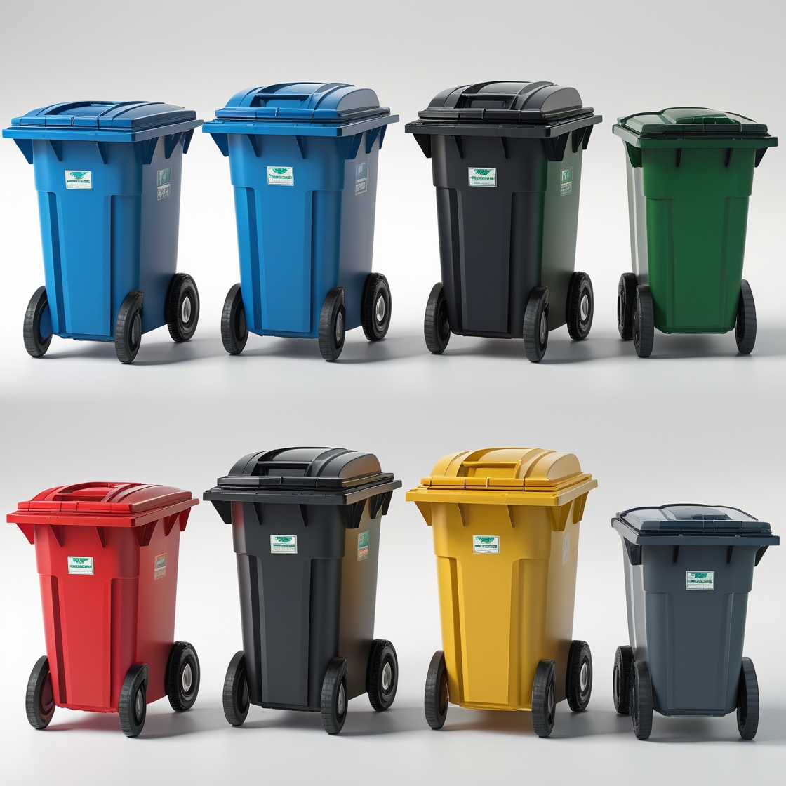 Violet 240 liter wheelie bin