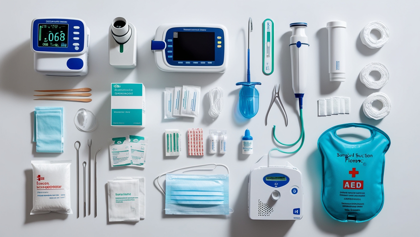 Laryngoscope Set F/O Mega 4 Blade Mac