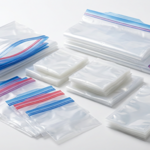 Ziplock bags. Food grade. Multiple sizes.