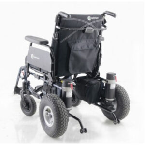 Alternative view of Comfort Series Electric Travel Chair – 20″