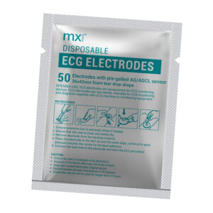ECG Electrodes MX Pregeled AG/AGCL - 50 Pack