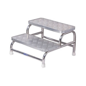 Stationary double step with aluminium OE 80 A E