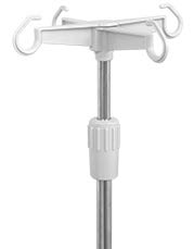 Alternative view of Two-Function Fixed Height Bed with Drip Pole