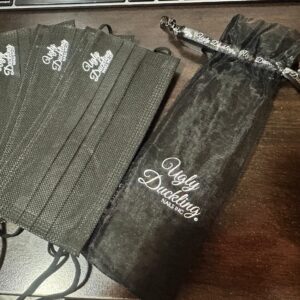 Ugly duckling masks + organza bag