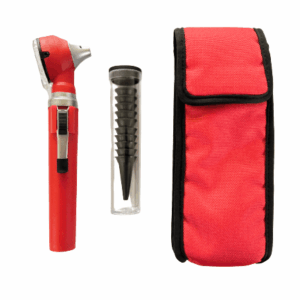 Fibre Optic Pocket Otoscope - Red