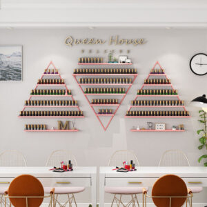 Alternative view of Glam Shelf Polish Display - 3pc set - Pink