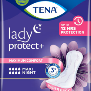 TENA Lady Protect+ Maxi Night Pads - Pack 6