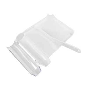Pro stool with Back Rest - White