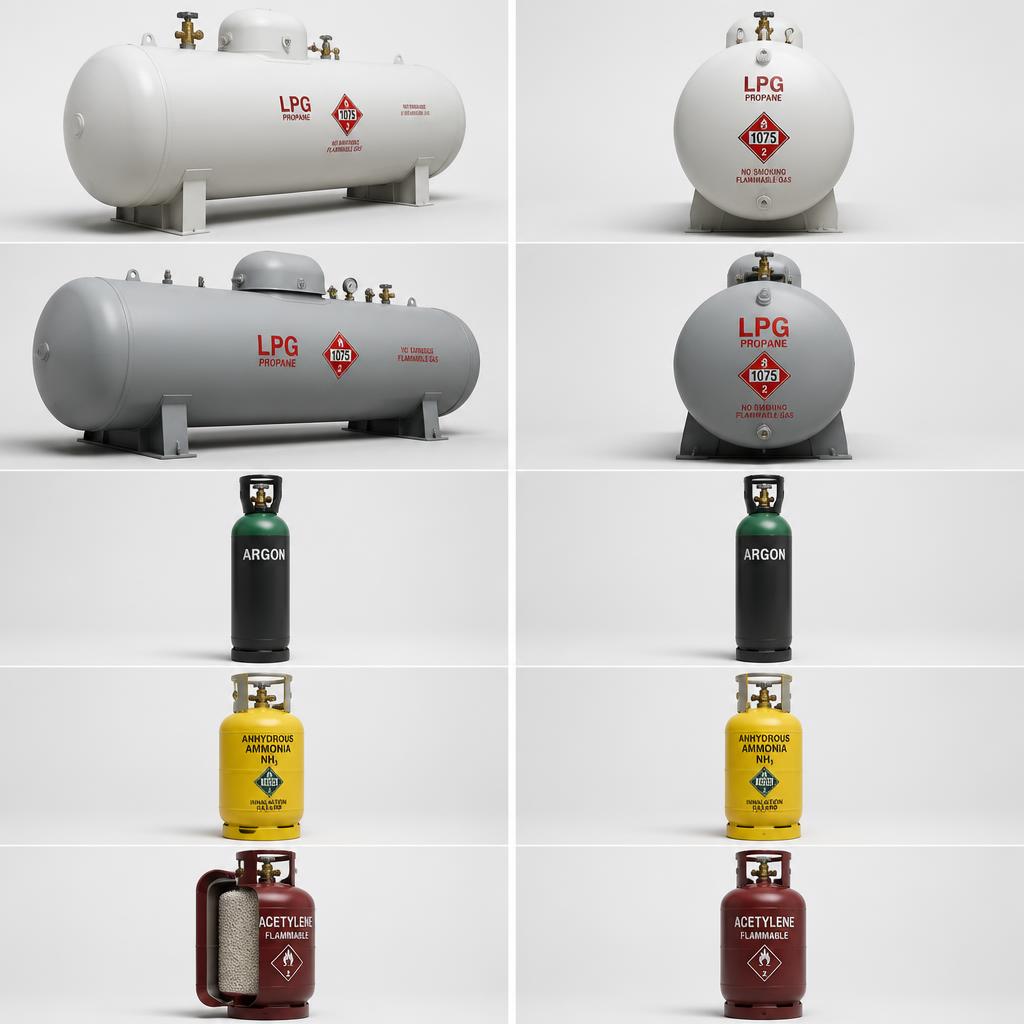 Small Chlorine Cylinder