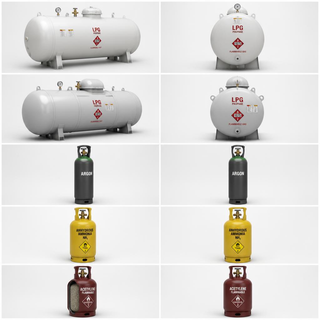 19 kg gas bottle prices